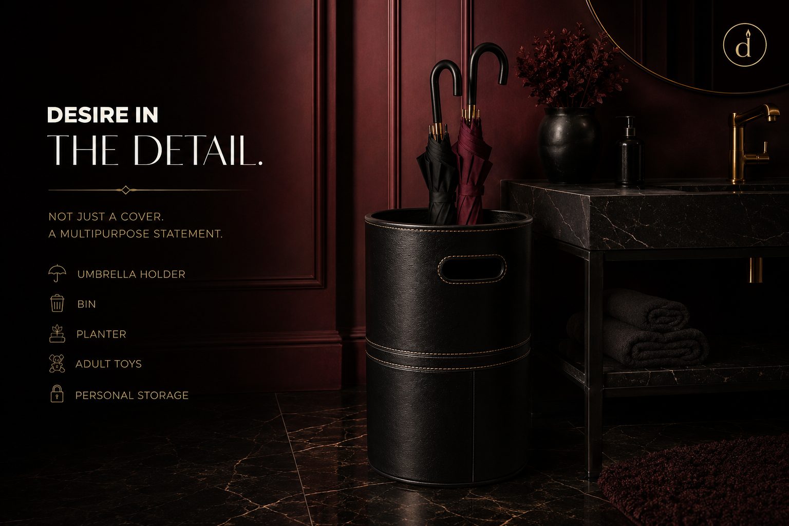 Dhurthi cover — desire in the detail, a multipurpose statement